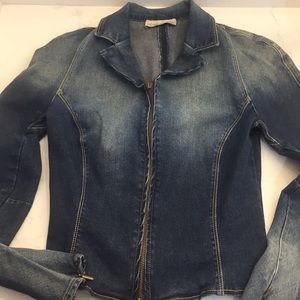 Denim fitted jacket